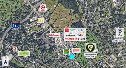 1006-1010 Reisterstown Rd, Pikesville, MD à louer Carte– Image 1 sur 2