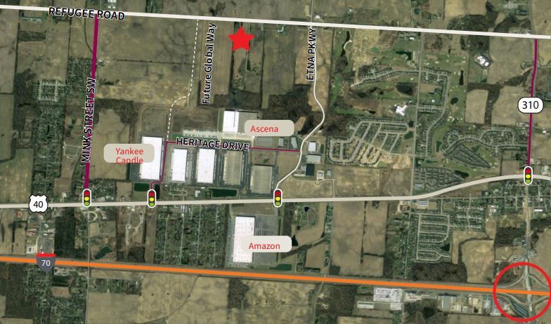 11951 Refugee Rd SW, Etna, OH à vendre - Aérien – Image 2 sur 2
