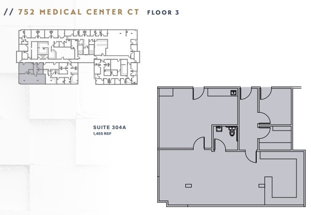 752 Medical Center Ct, Chula Vista, CA à louer Plan d’étage– Image 1 sur 1