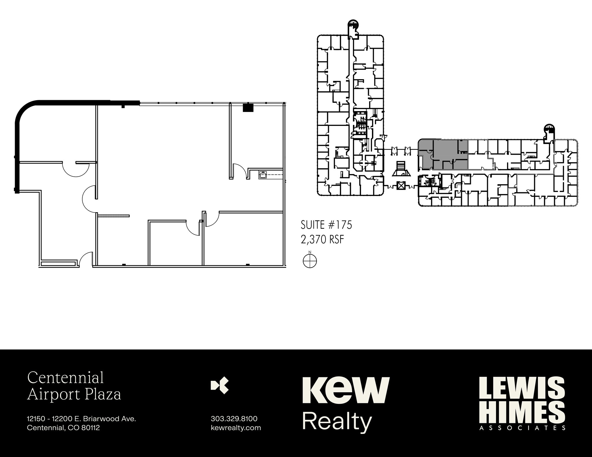 12150-12200 E Briarwood Ave, Centennial, CO à louer Plan de site– Image 1 sur 8