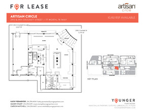 2973 W 7th St, Fort Worth, TX à louer Plan d’étage– Image 2 sur 7