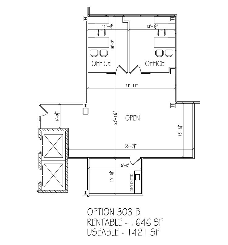 8001 Broadway, Merrillville, IN à louer Plan d’étage– Image 1 sur 1