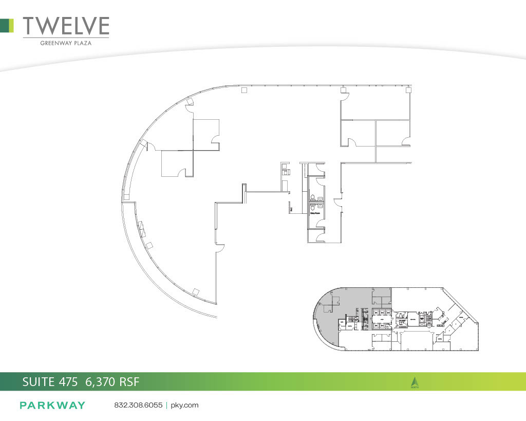 12 Greenway Plz, Houston, TX à louer Plan d’étage– Image 1 sur 1