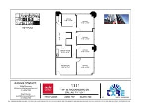 1111 W Mockingbird Ln, Dallas, TX à louer Plan d’étage– Image 1 sur 1