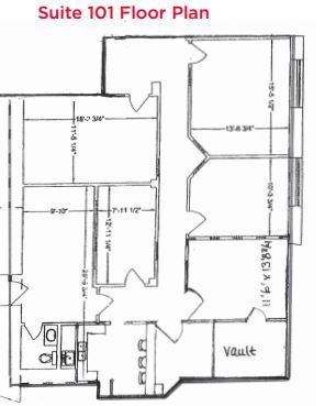 10722 103rd Ave, Edmonton, AB à louer Plan d’étage– Image 1 sur 1