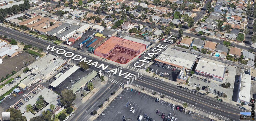 8700 Woodman Ave, Pacoima, CA à louer - Aérien – Image 2 sur 4