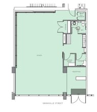 1340 Granville St, Vancouver, BC à louer Plan d’étage– Image 1 sur 1