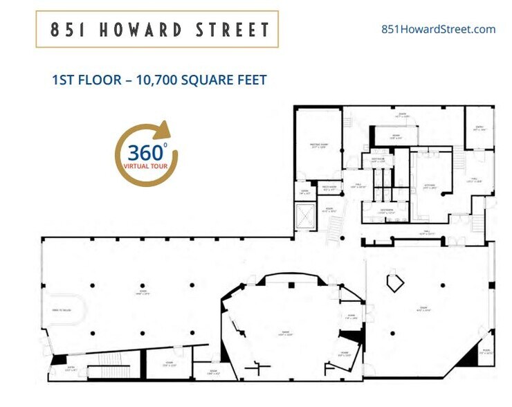 851-853 Howard St, San Francisco, CA à louer - Plan d’étage – Image 2 sur 4