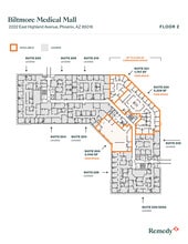 2222 E Highland Ave, Phoenix, AZ à louer Plan d’étage– Image 1 sur 1