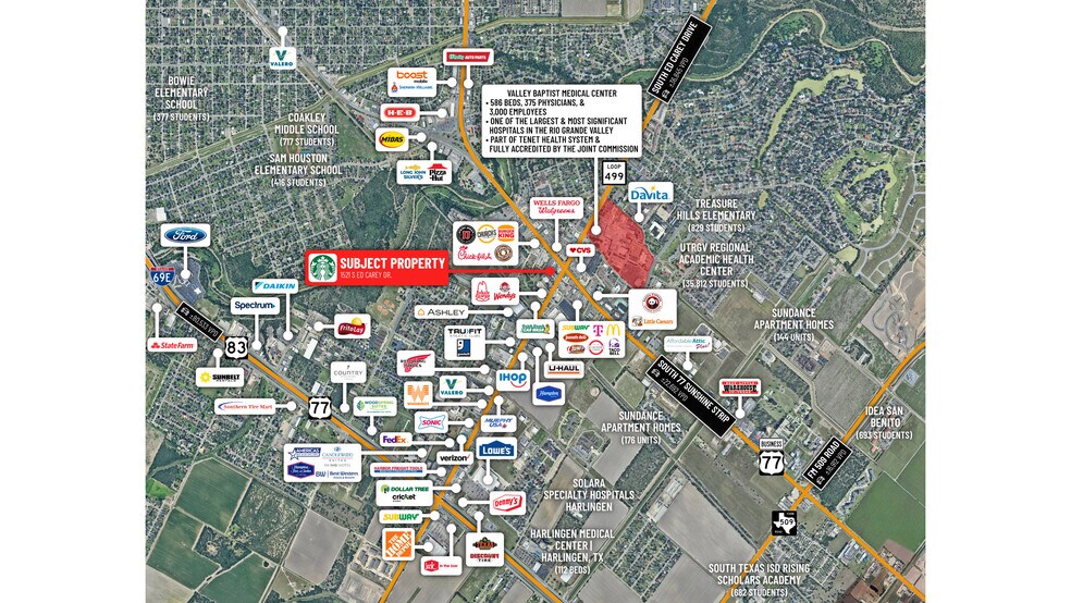 1521 N Ed Carey Dr, Harlingen, TX à vendre - Photo de l’immeuble – Image 3 sur 8