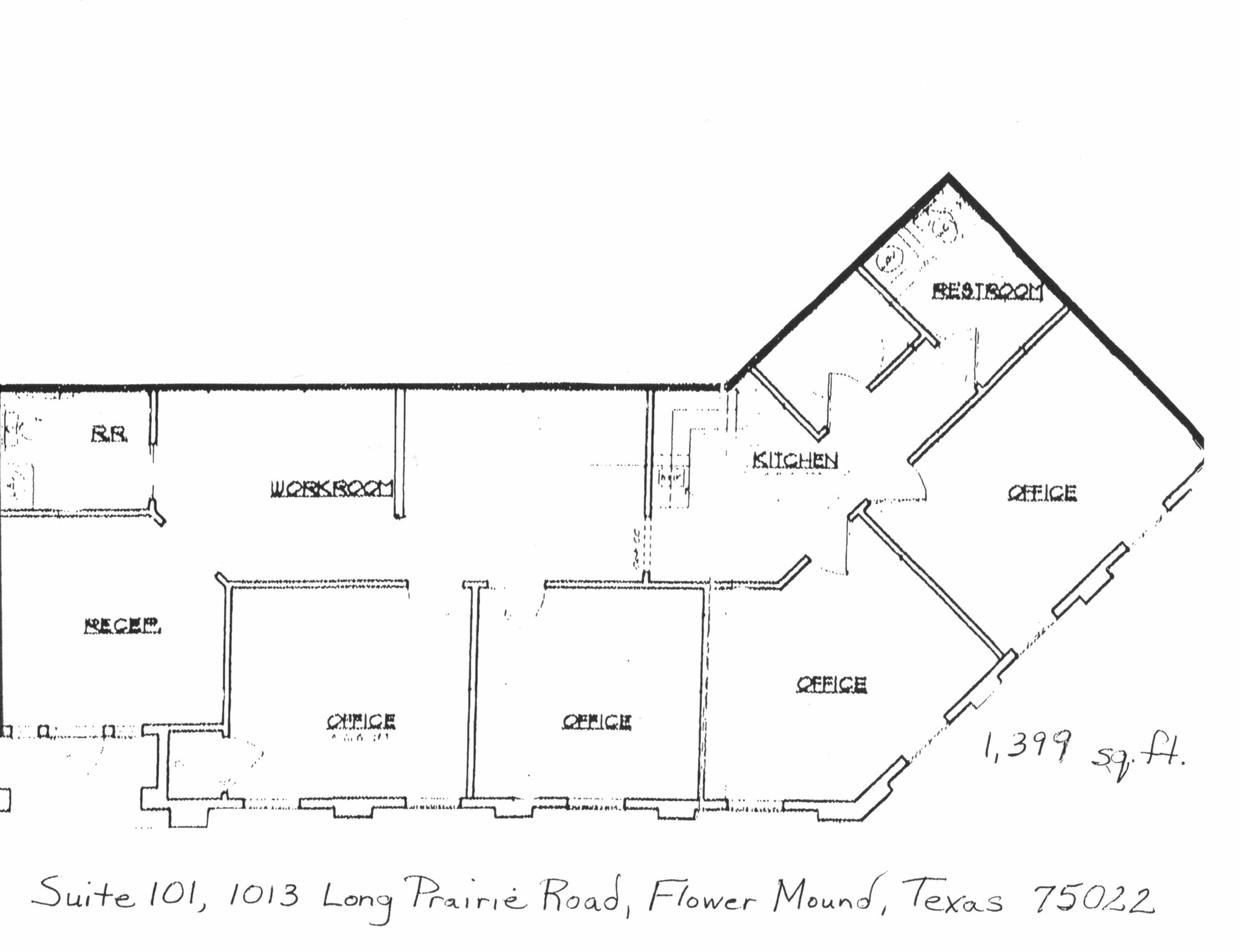 1013 Long Prairie Rd, Flower Mound, TX à louer Plan de site– Image 1 sur 1