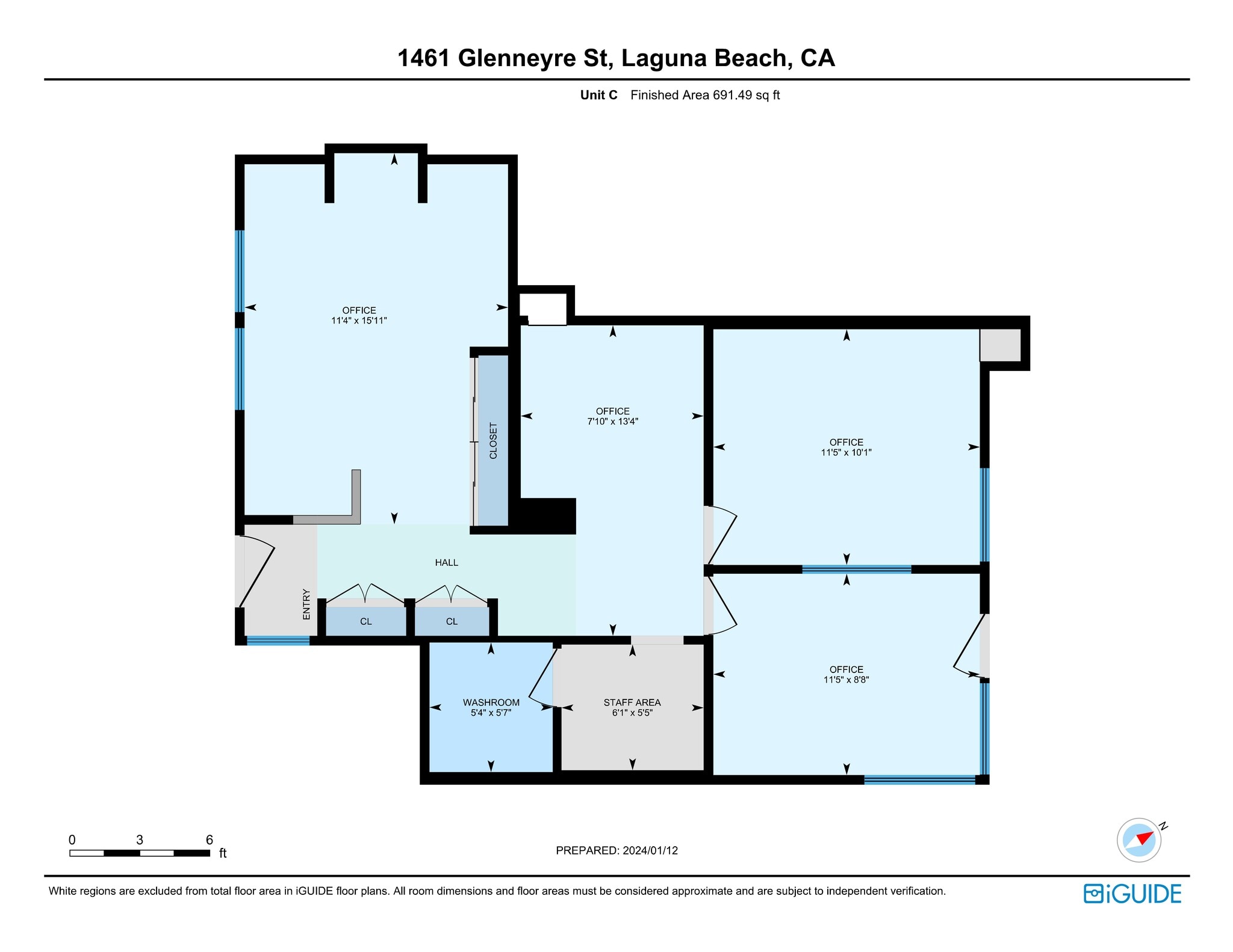 1461 Glenneyre St, Laguna Beach, CA à louer Plan de site– Image 1 sur 14