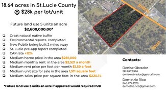 Plus de détails pour 8000 Indrio Rd, Fort Pierce, FL - Terrain à vendre