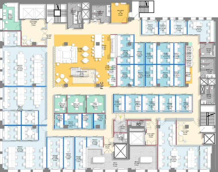 135 Madison Ave, New York, NY à louer Plan d’étage– Image 1 sur 2
