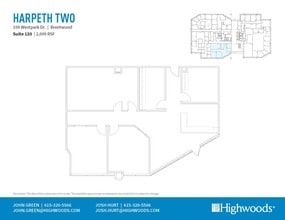 109 Westpark Dr, Brentwood, TN à louer Plan d’étage– Image 1 sur 1
