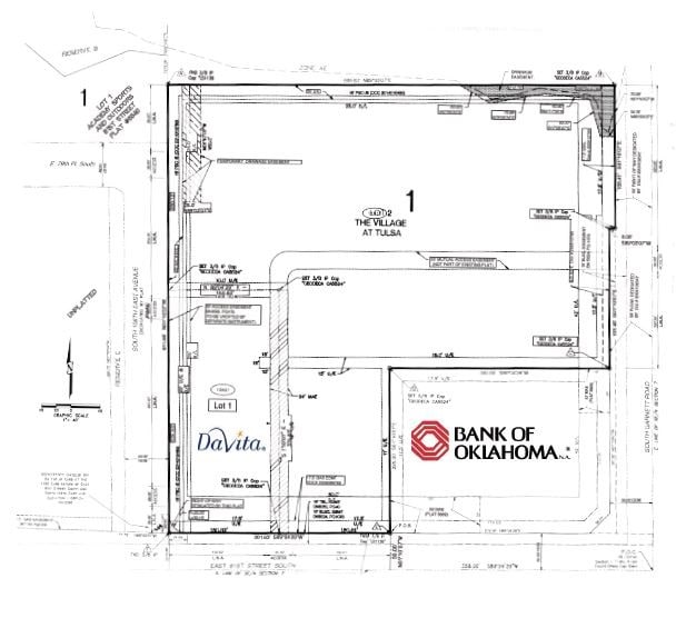 NW C Of 81st & Garnett St @ Garnett Rd, Tulsa, OK à vendre - Plan cadastral – Image 2 sur 2