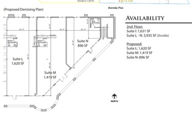 1001 Avenida Pico, San Clemente, CA à louer Plan d’étage– Image 1 sur 1