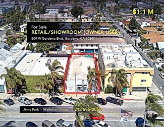 Plus de détails pour 809 W Gardena Blvd, Gardena, CA - Local commercial à vendre