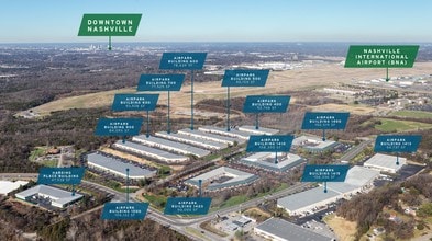 1410-1418 Donelson Pike, Nashville, TN - VUE AÉRIENNE vue de carte