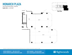 3414 Peachtree Rd NE, Atlanta, GA à louer Plan de site– Image 1 sur 1