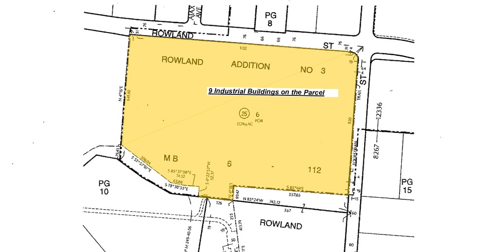 17950 Rowland St, City Of Industry, CA à louer - Plan cadastral – Image 2 sur 4