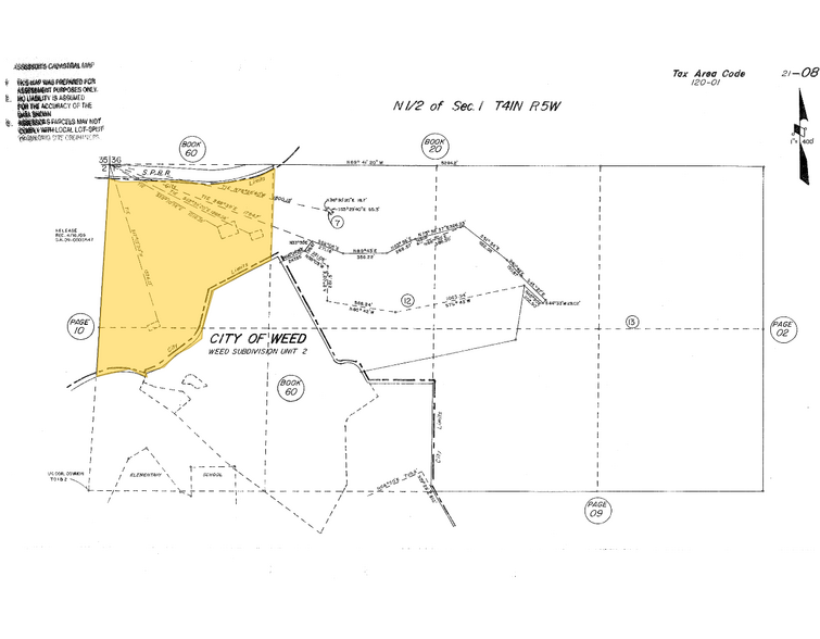 0 Mill Street, Weed, CA à vendre - Plan cadastral – Image 2 sur 2