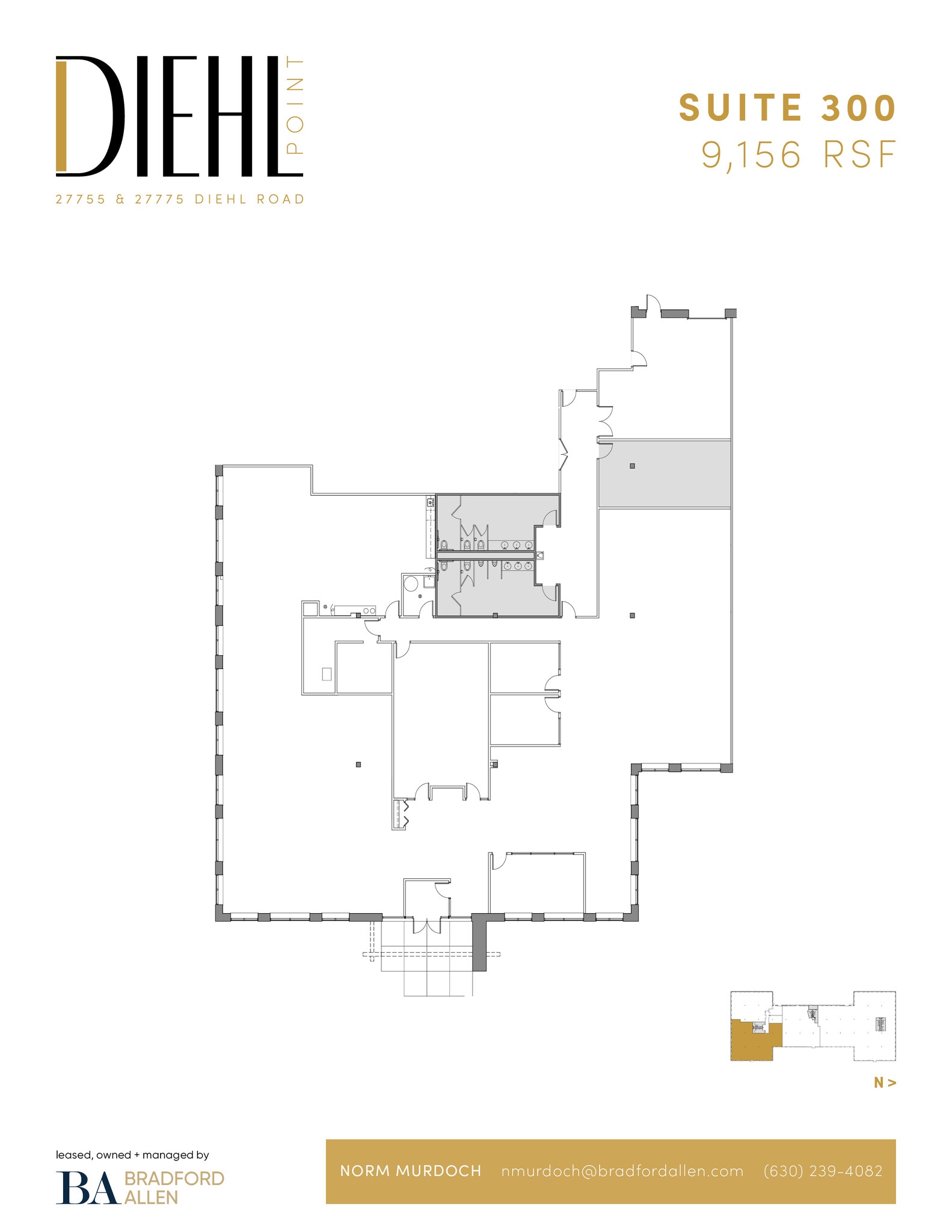 27755 Diehl Rd, Warrenville, IL à louer Plan d’étage– Image 1 sur 1