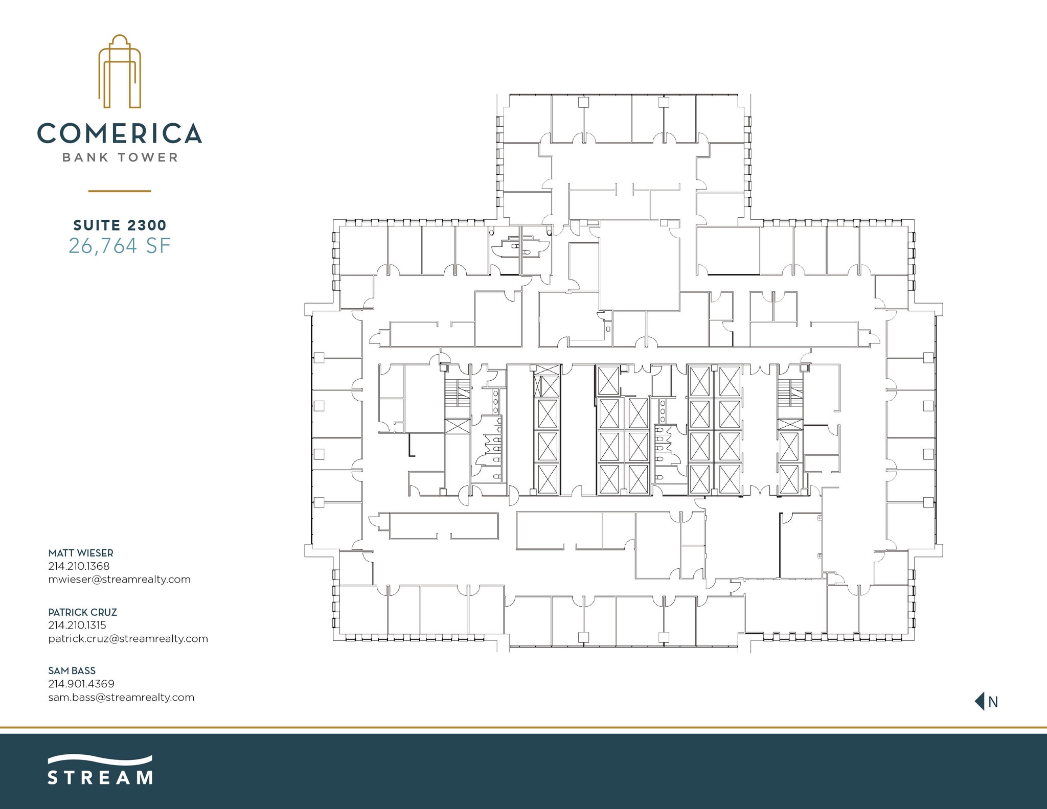 1717 Main St, Dallas, TX à louer Plan d’étage– Image 1 sur 1