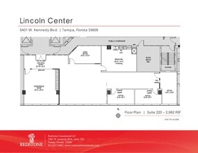 5401 W Kennedy Blvd, Tampa, FL à louer Plan de site– Image 1 sur 1