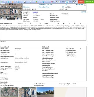 Plus de détails pour 2830 121 Av NE, Edmonton, AB - Industriel/Logistique à vendre