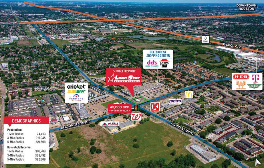 10890 Beechnut St, Houston, TX à vendre - Photo de l’immeuble – Image 3 sur 3