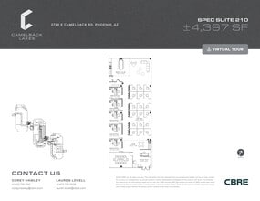 2850 E Camelback Rd, Phoenix, AZ à louer Plan de site– Image 1 sur 2
