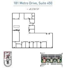 25 Metro Dr, San Jose, CA à louer Plan d’étage– Image 1 sur 1
