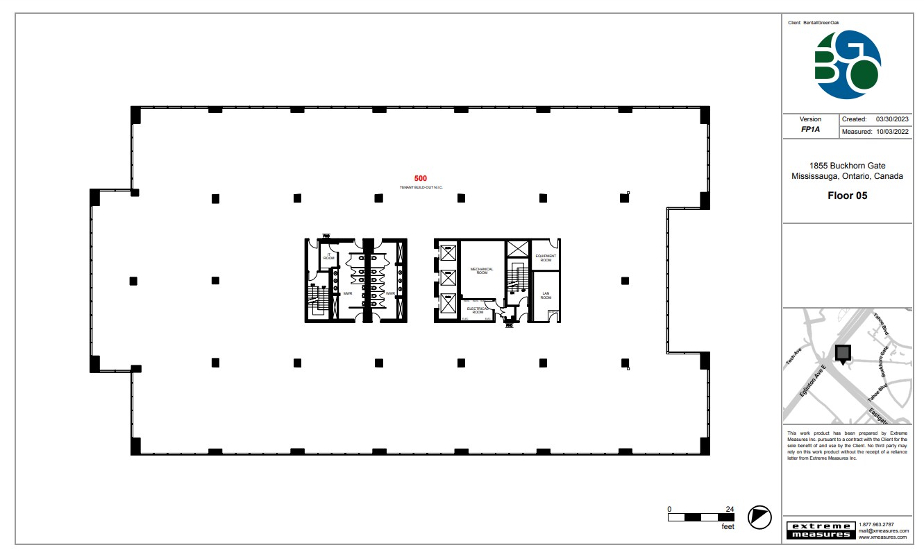 1855 Buckhorn Gate, Mississauga, ON à louer Plan d’étage– Image 1 sur 1