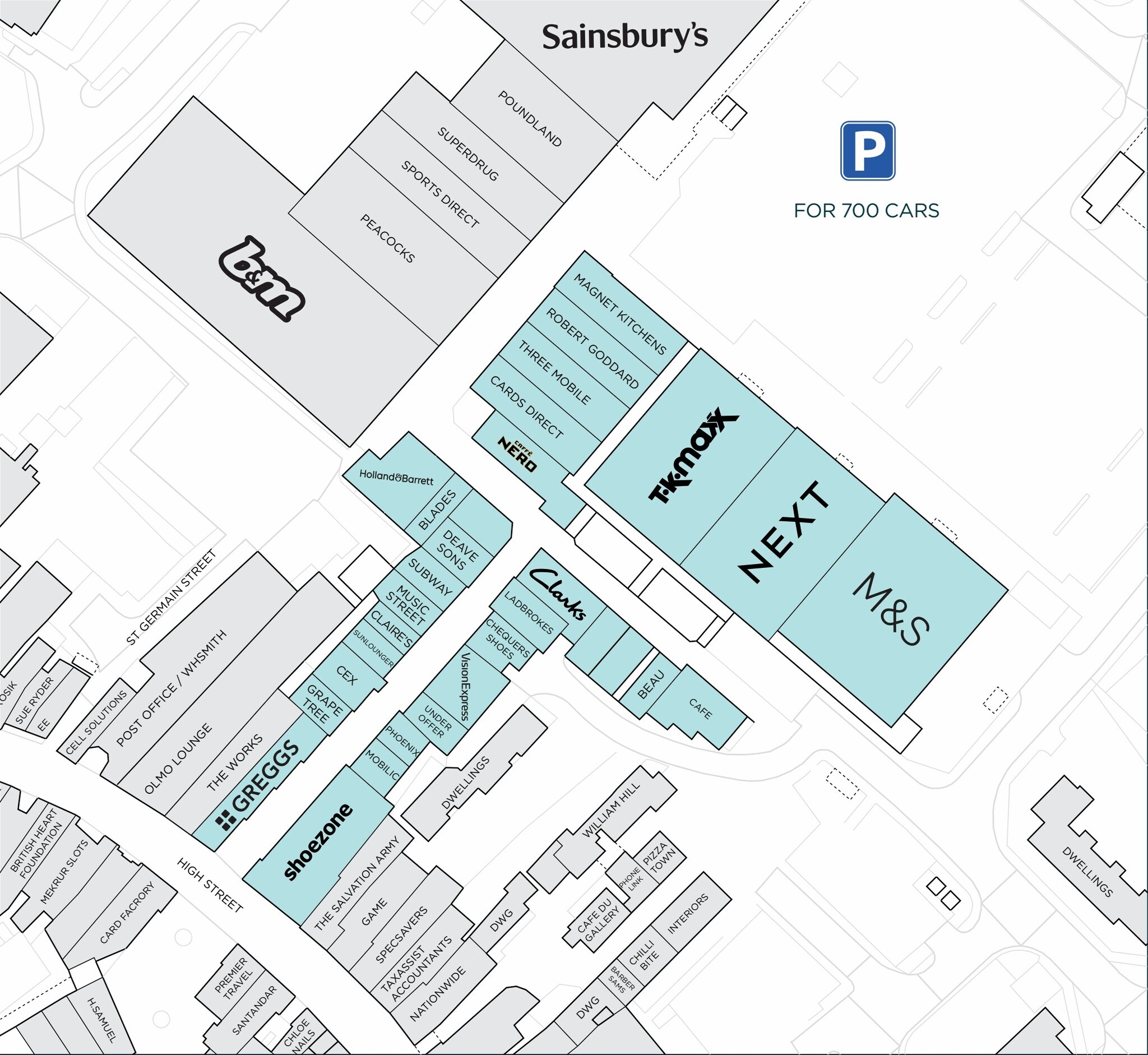 Chequers Ct, Huntingdon à louer Plan de site– Image 1 sur 1