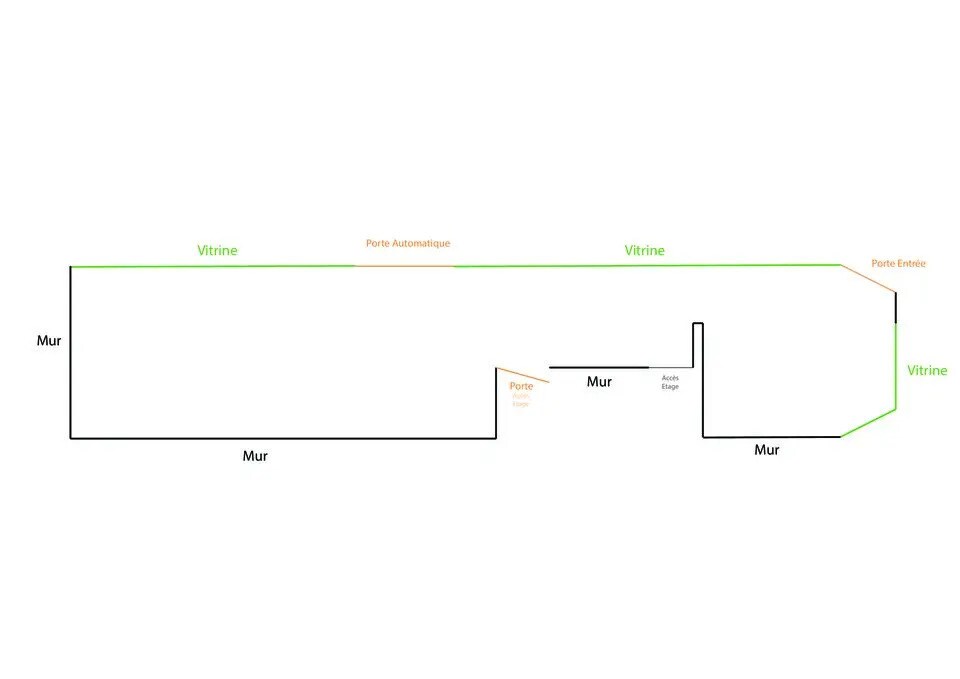 Local commercial dans Reims à louer Plan d’étage– Image 1 sur 10