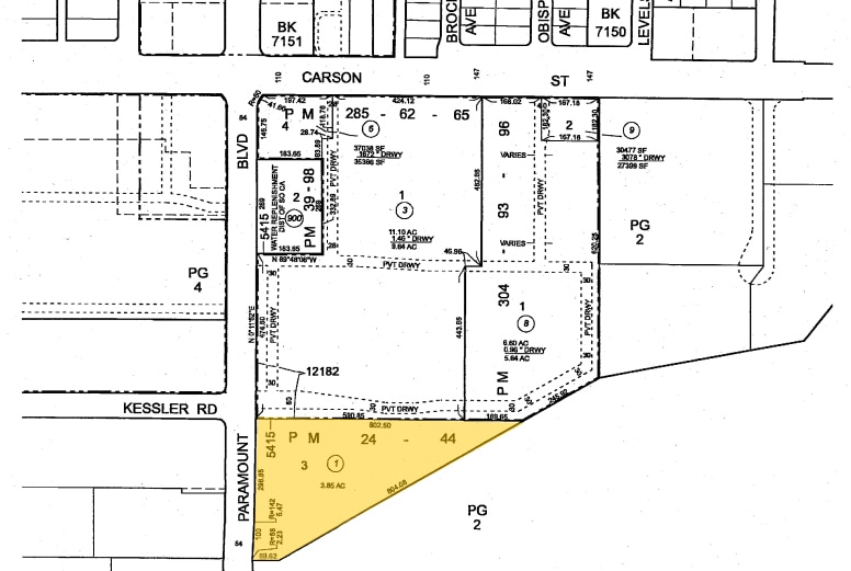 3950 Paramount Blvd, Lakewood, CA à louer - Plan cadastral – Image 2 sur 17