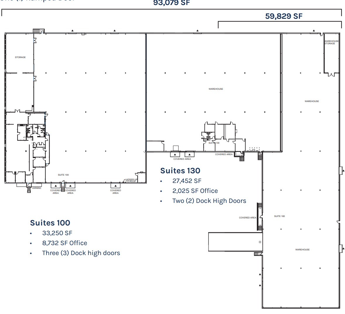 1170-1180 109th St, Grand Prairie, TX à louer Plan d’étage– Image 1 sur 1