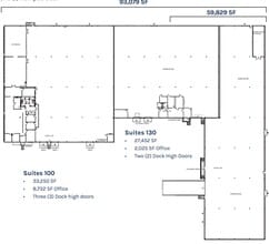 1170-1180 109th St, Grand Prairie, TX à louer Plan d’étage– Image 1 sur 1