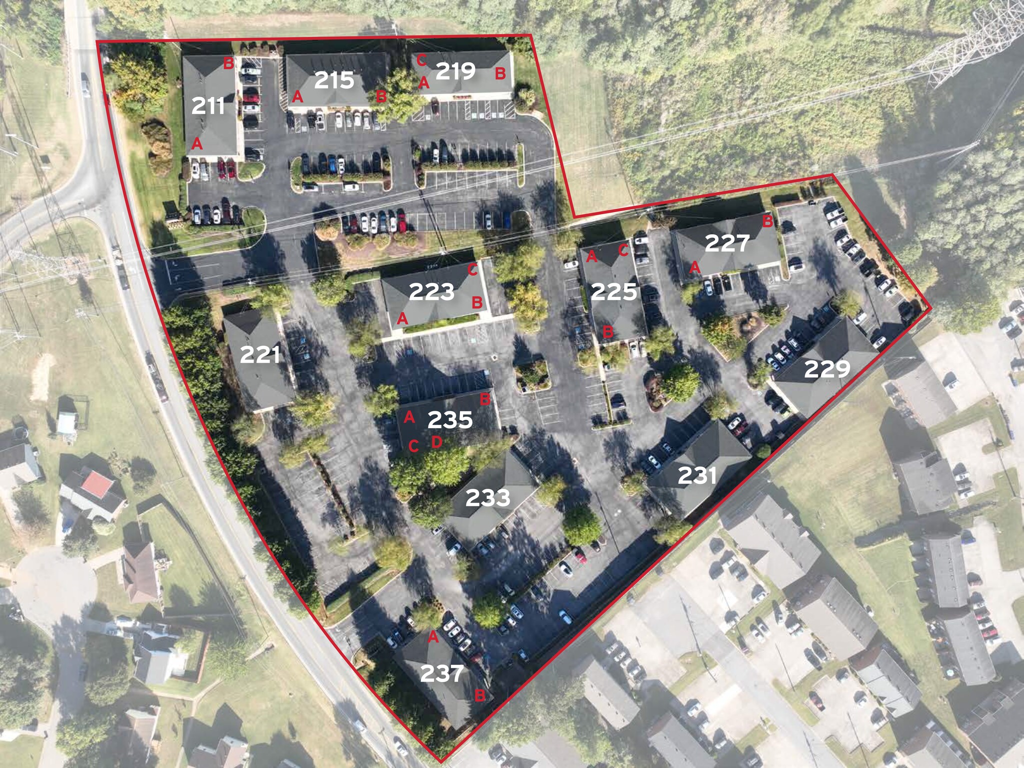 211-237 Dunbar Cave Rd, Clarksville, TN à louer Plan de site– Image 1 sur 5