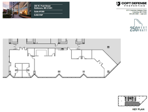 250 W Pratt St, Baltimore, MD à louer Plan d’étage– Image 1 sur 1