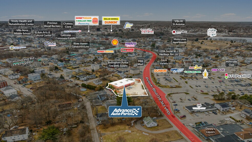 45 Pulaski Blvd, Bellingham, MA à vendre - Photo de l’immeuble – Image 3 sur 5