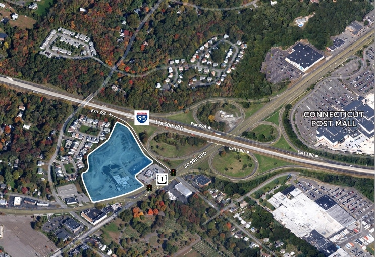 1052 Boston Post Rd, Milford, CT à louer - Aérien – Image 2 sur 2