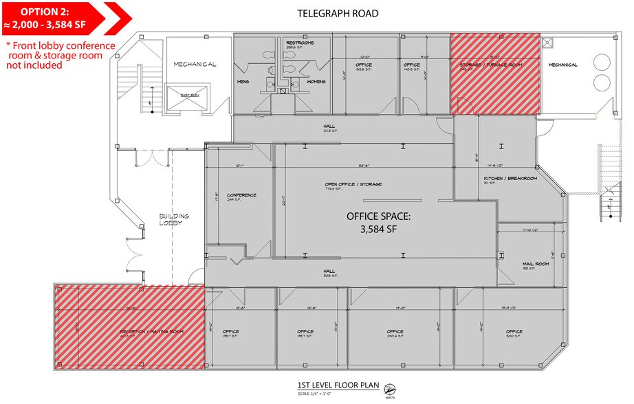 6895 Telegraph Rd, Bloomfield Hills, MI à louer - Plan d’étage – Image 2 sur 8