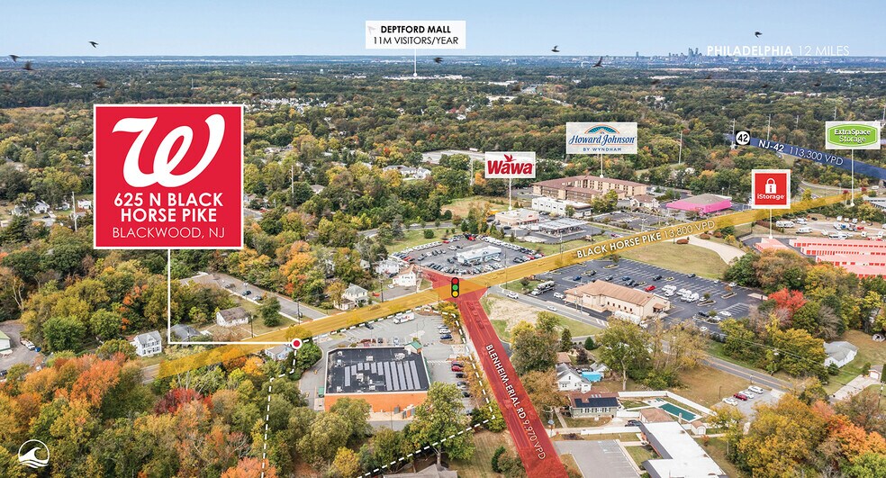 625 N Black Horse Pike, Blackwood, NJ à vendre - Photo de l’immeuble – Image 2 sur 4