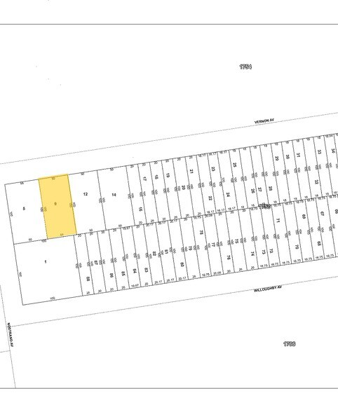 8 Vernon Ave, Brooklyn, NY à vendre - Plan cadastral – Image 1 sur 1