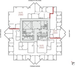 2121 Avenue of the Stars, Century City, CA à louer Plan d’étage– Image 1 sur 1