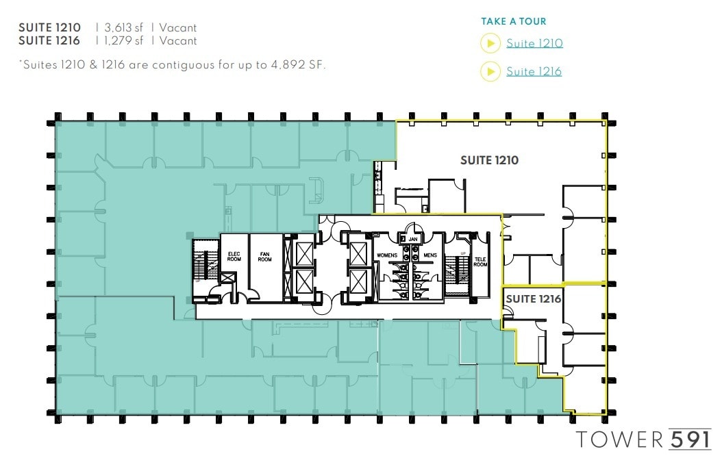 591 Camino de la Reina, San Diego, CA à louer Plan d’étage– Image 1 sur 1