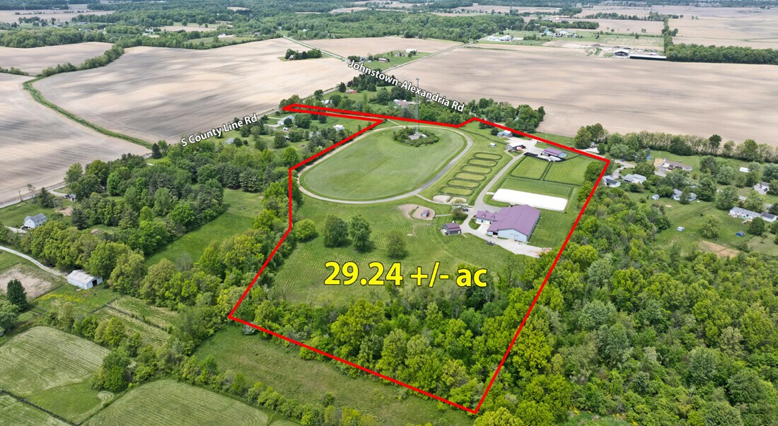 9317 S Johnstown-Alexandria Rd, Johnstown, OH à vendre Aérien– Image 1 sur 59