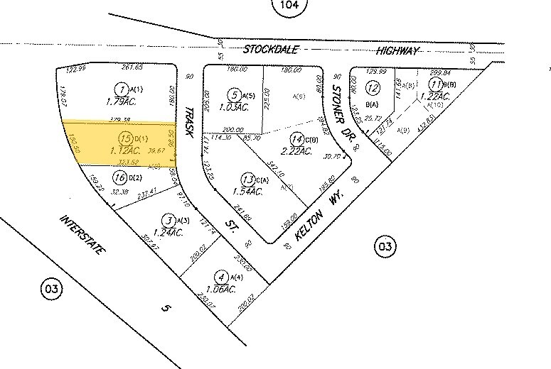 205 Trask St, Bakersfield, CA à vendre - Plan cadastral – Image 2 sur 3